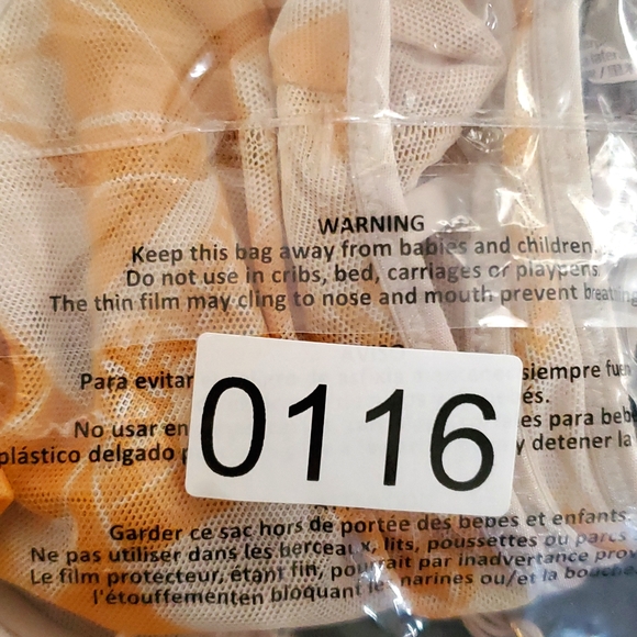 Victoria's Secret sheer front closure Orange size large bralette bra - Picture 13 of 13